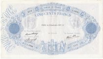 France 500 Francs - Pink and Blue - 09-09-1937 - Serial L.2686