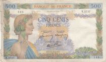 France 500 francs - The peace - 09-04-1942 - Serial Y.5757