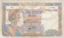 France 500 francs - The peace - 17-10-1940 - Serial M.1119