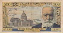 France 500 Francs - Victor Hugo - 02-09-1954 - Serial Z.38