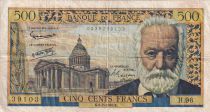 France 500 Francs - Victor Hugo - 06-02-1958 - Serial H.96 - P.133