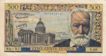 France 500 Francs - Victor Hugo - 06-02-1958 - Serial V.88