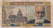 France 500 Francs - Victor Hugo - 30-10-1958 - Serial K.108