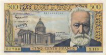 France 500 Francs - Victor Hugo - 30-10-1958 - Serial X.110