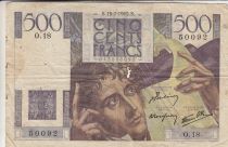 France 500 Francs, Chateaubriand - 19-07-1945- Serial O.18