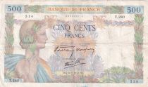 France 500 Francs La Paix - 16-05-1940 - Série T.280