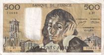 France 500 Francs Pascal - 06-12-1973 - Serial U.37