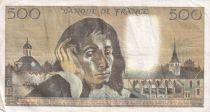 France 500 Francs Pascal - 06-12-1973 - Serial U.37