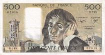 France 500 Francs Pascal - St Jacques Tower - 02-06-1983 - Serial R.189 - VF