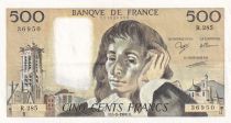 France 500 Francs Pascal - St Jacques Tower - 05-05-1988 - Serial X.280 - VF