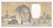 France 500 Francs Pascal - St Jacques Tower - 05-05-1988 - Serial X.280 - VF