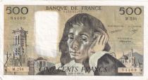 France 500 Francs Pascal - St Jacques Tower - 22-01-1987 - Serial M.258 - VF