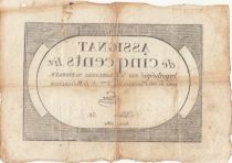 France 500 Livres - 20 Pluviose An II (8.2.1794) - F+ - Sign. Preux