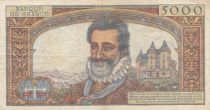 France 5000 Francs Henri IV - 05-12-1957 - Serial D.29