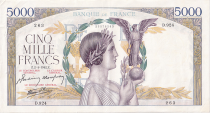 France 5000 Francs Victoire - 10-12-1942 Série D.924