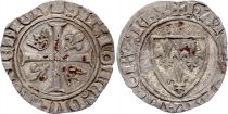 France Blanc Guénar, Charles VI - ND (1380-1422) - Crémieux - Point 1er