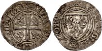 France Blanc Guénar, Charles VI - ND (1380-1422) - Limoges Point 10em