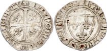 France Blanc Guénar, Charles VI - ND (1380-1422) - Roman - Point 2em