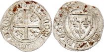 France Blanc Guénar, Charles VI - ND (1380-1422) - Tours - Point 6em