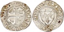 France Blanc Guénar, Charles VI - ND (1380-1422) - Tours - Point 6em