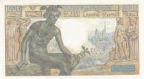 France Demeter 1000 Francs - 11-06-1942 - Serial A.343