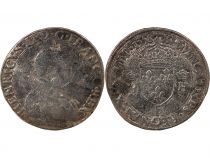 France HENRI II - TESTON A LA TETE NUE, 1er TYPE 1558 B ROUEN