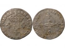 France HENRI III - DOUBLE SOL PARISIS, 2nd TYPE 1580 PARIS