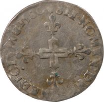 France HENRI III - DOUBLE SOL PARISIS, 2nd TYPE 1580 PARIS