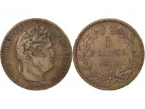 France Louis Philippe - 5 Silver Francs, Raised Lettering - 1834 MA Marseille