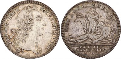 France, Token, Louis XV, Ordre Militaire de Saint-Louis, , Silver