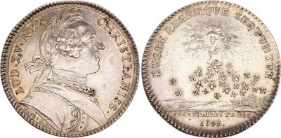 France, Token, Louis XV, Ordre Militaire de Saint-Louis, , Silver