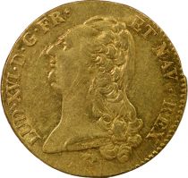 France Louis XVI - Double Gold Louis, Bare Head - 1786 A Paris