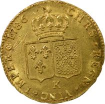 France Louis XVI - Double Gold Louis, Bare Head - 1786 K Bordeaux