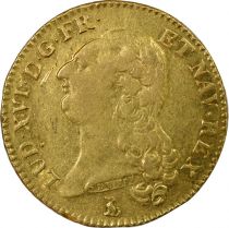 France Louis XVI - Double Gold Louis, Bare Head - 1786 T Nantes