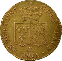 France Louis XVI - Double Gold Louis, Bare Head - 1787 AA Metz