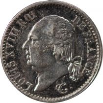 France Louis XVIII - 1/4 Franc Argent 1818 B Rouen