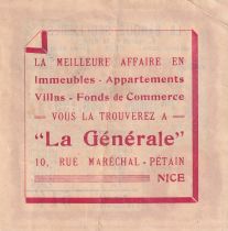 France National lotery - La banque Sauclières - 1934