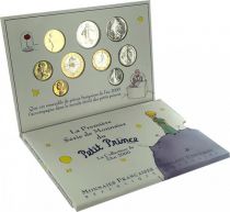 France Set of 9 coins in Francs - Petit Prince - Saint Exupéry - 2000