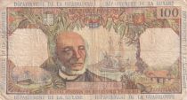 French Antilles 100 Francs - Victor Schoelcher - ND (1964) - Varieties serials - F to F+ - P.10b