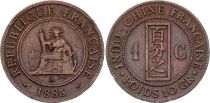 French Cochin-China 1 Cent Liberty seated - 1885 A Paris