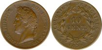 French Colonies 10 Centimes Louis-Philippe I - 1839 A Paris