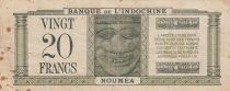 French Indo-China  20 francs - New Hebrides - 1945 - P.7