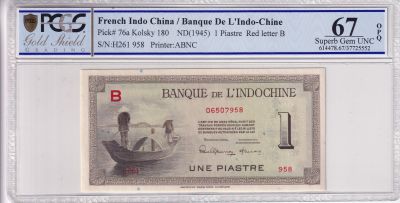 World Banknotes of Asia, banknotes of French Indochina on