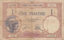 French Indo-China 1 Piastre - Walhain -  Num 999 - Signature Simon, Thion de la Chaume - 1927