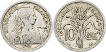 French Indo-China 10 Cents Marian - Turin - 1945