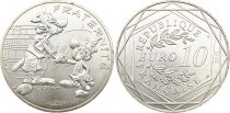 French Mint  10 Euros Silver - Asterix and Obelix - Jolitorax and Asterix - Monnaie de Paris 2015