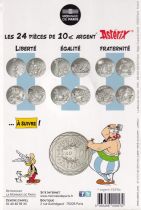 French Mint 10 Euros Silver - Asterix and Obélix - Equality - Bonemine and Panoramix - 2015