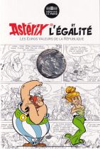 French Mint 10 Euros Silver - Asterix and Obelix - Equality - Mrs. Agecanonix and Obelix - 2015