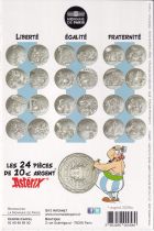 French Mint 10 Euros Silver - Asterix and Obelix - Equality - Mrs. Agecanonix and Obelix - 2015