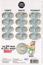 French Mint 10 Euros Silver - Asterix and Obélix - Freedom - The Golden Serp - 2015